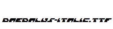 Daedalus-Italic
