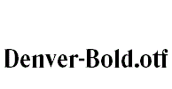 Denver-Bold
