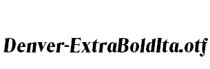 Denver-ExtraBoldIta