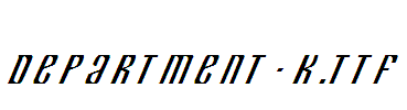 Department-K