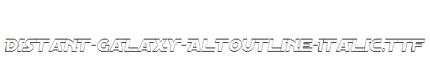 Distant-Galaxy-AltOutline-Italic