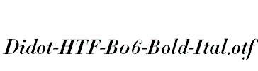 Didot-HTF-B06-Bold-Ital