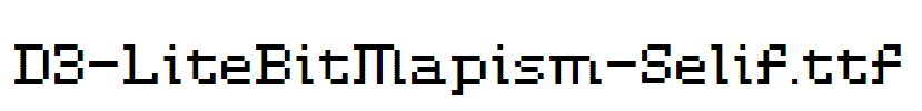 D3-LiteBitMapism-Selif