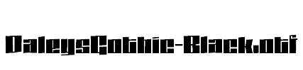 DaleysGothic-Black