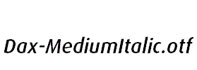 Dax-MediumItalic