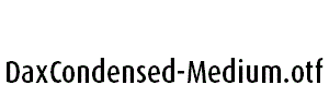 DaxCondensed-Medium