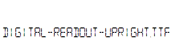Digital-Readout-Upright