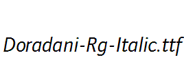 Doradani-Rg-Italic