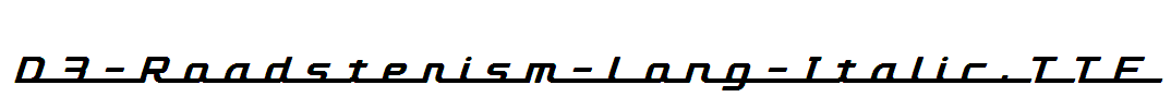 D3-Roadsterism-Long-Italic