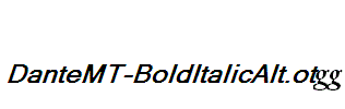 DanteMT-BoldItalicAlt