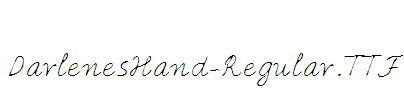 DarlenesHand-Regular