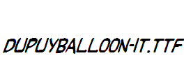 DupuyBALloon-It