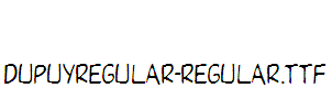 DupuyREGular-Regular
