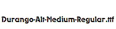 Durango-Alt-Medium-Regular