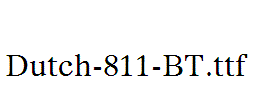 Dutch-811-BT