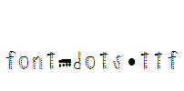 font-dots