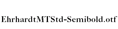 EhrhardtMTStd-Semibold
