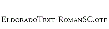EldoradoText-RomanSC
