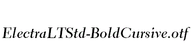 ElectraLTStd-BoldCursive