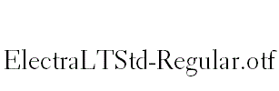ElectraLTStd-Regular