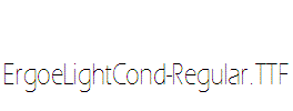 ErgoeLightCond-Regular