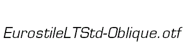 EurostileLTStd-Oblique