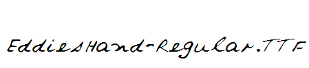 EddiesHand-Regular