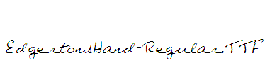 EdgertonsHand-Regular