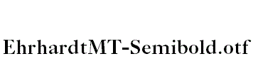 EhrhardtMT-Semibold