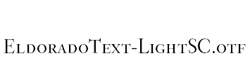 EldoradoText-LightSC