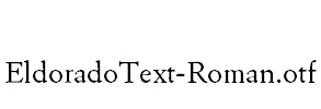 EldoradoText-Roman