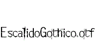 EscalidoGothico