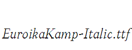 EuroikaKamp-Italic