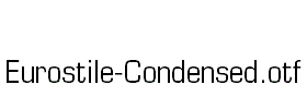 Eurostile-Condensed