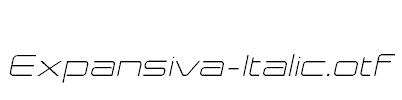 Expansiva-Italic