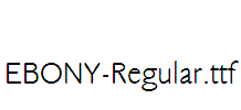 EBONY-Regular