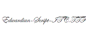 Edwardian-Script-ITC