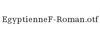 EgyptienneF-Roman