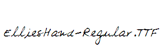 ElliesHand-Regular