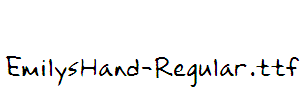 EmilysHand-Regular