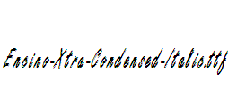 Encino-Xtra-Condensed-Italic