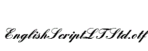 EnglishScriptLTStd