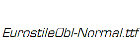 EurostileObl-Normal
