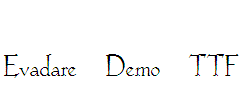 Evadare-Demo
