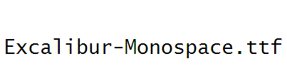 Excalibur-Monospace