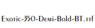 Exotic-350-Demi-Bold-BT
