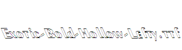Exotic-Bold-Hollow-Lefty