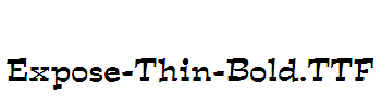 Expose-Thin-Bold