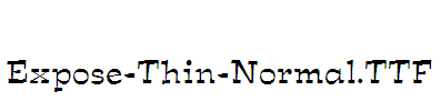 Expose-Thin-Normal