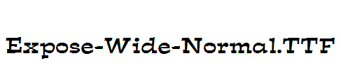 Expose-Wide-Normal